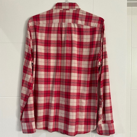 J.Crew cotton plaid shirt - size medium - Picture 2 of 5